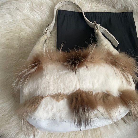 Fendi Rabbit Fur Bag - Picture 5 of 16